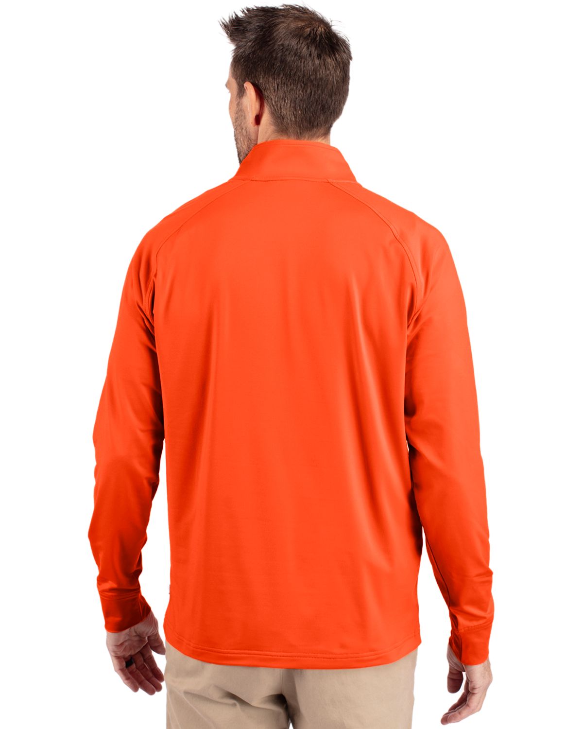 Cutter & Buck Adapt Recycled Soft Knit Stretch Mens Quarter Zip Pullover