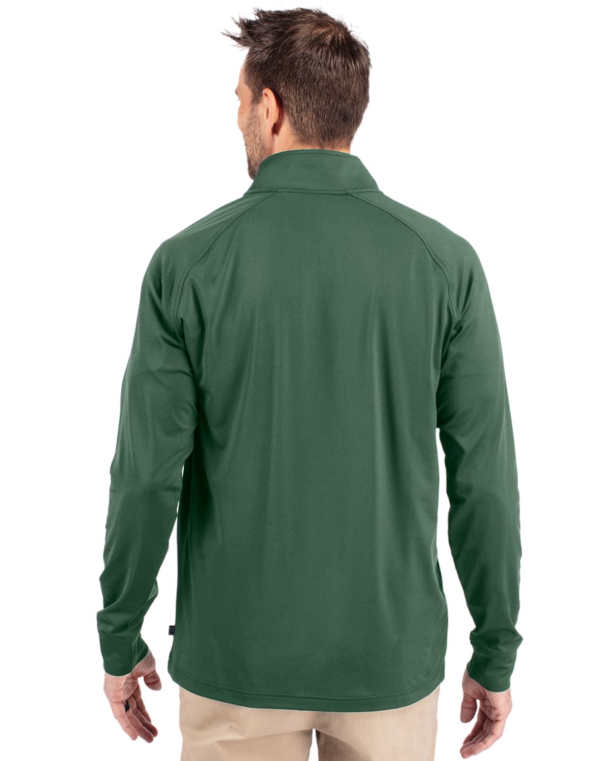 Cutter & Buck Adapt Recycled Soft Knit Stretch Mens Quarter Zip Pullover