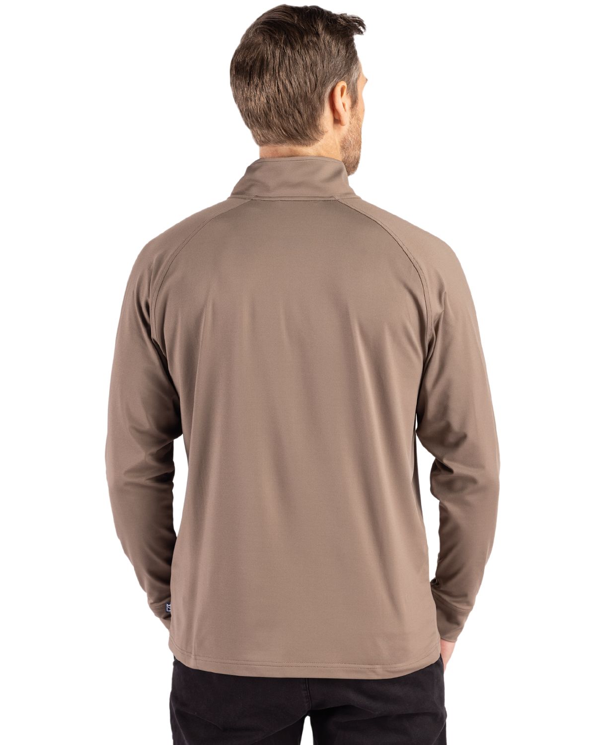 Cutter & Buck Adapt Recycled Soft Knit Stretch Mens Quarter Zip Pullover