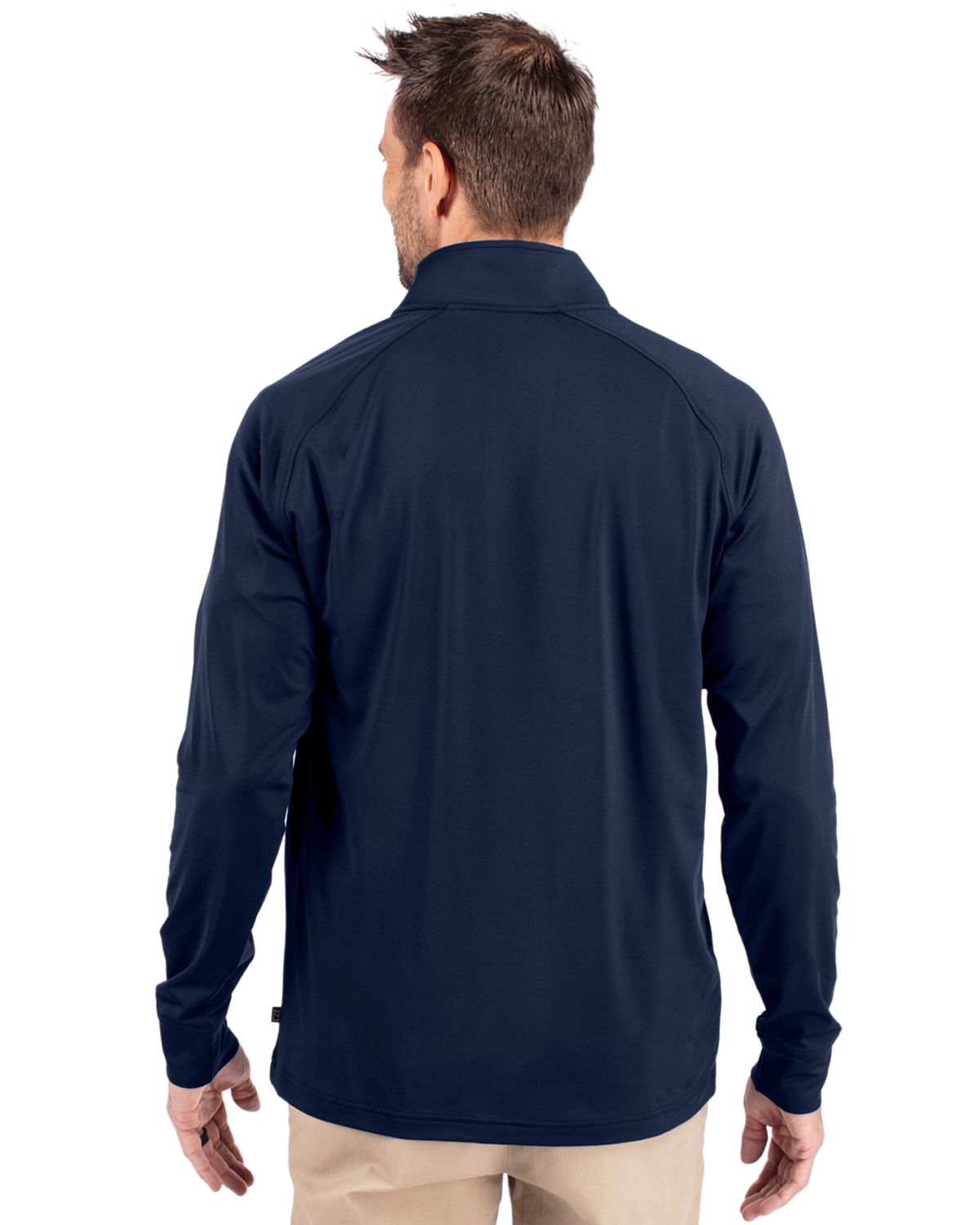 Cutter & Buck Adapt Recycled Soft Knit Stretch Mens Quarter Zip Pullover
