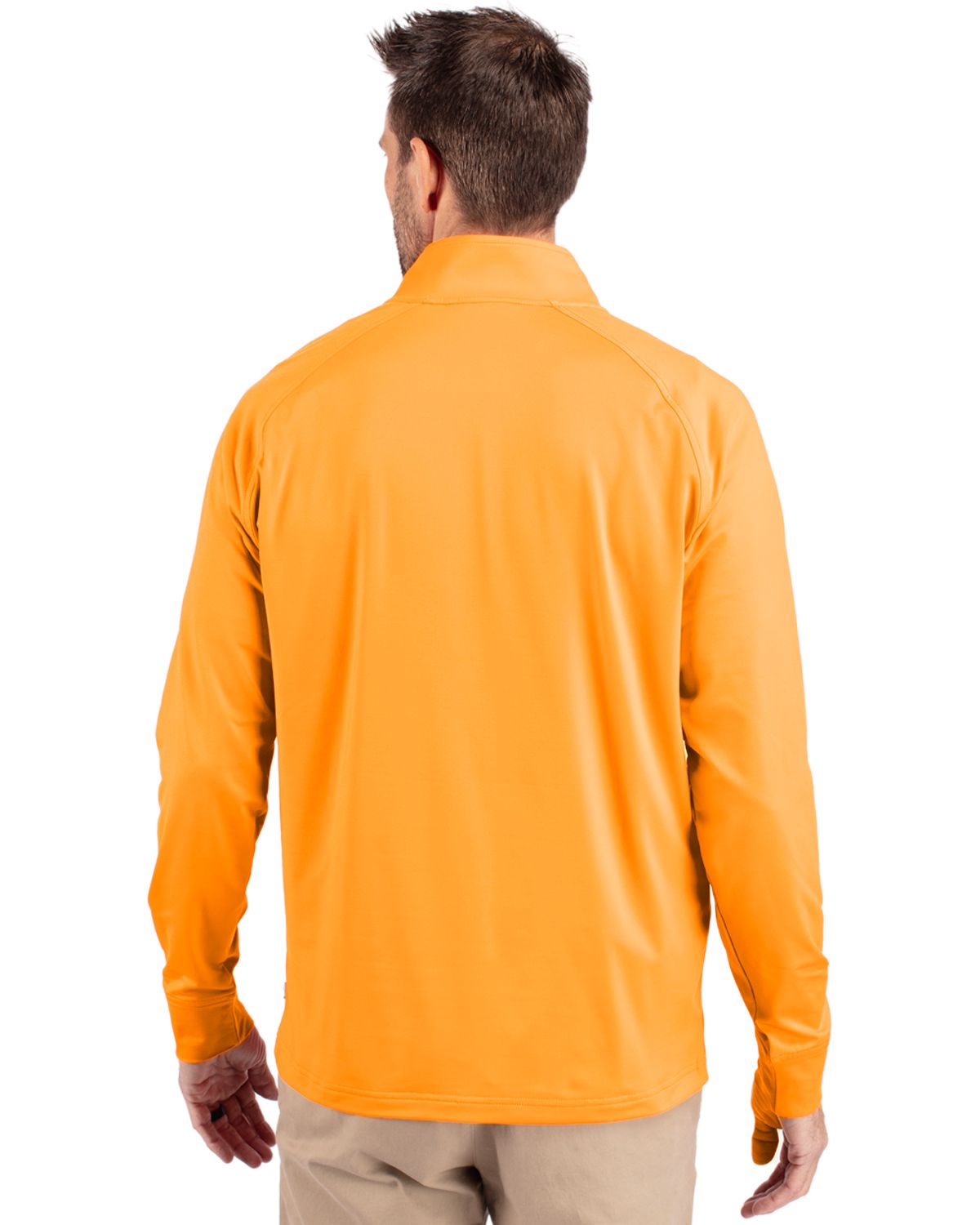 Cutter & Buck Adapt Recycled Soft Knit Stretch Mens Quarter Zip Pullover
