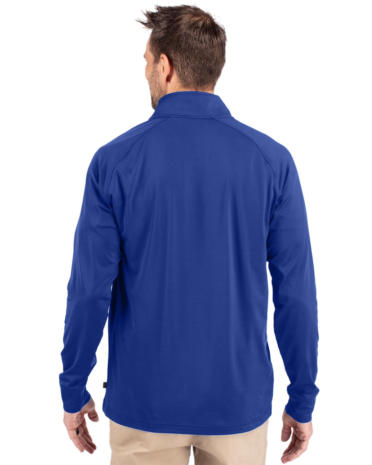 Cutter & Buck Adapt Recycled Soft Knit Stretch Mens Quarter Zip Pullover