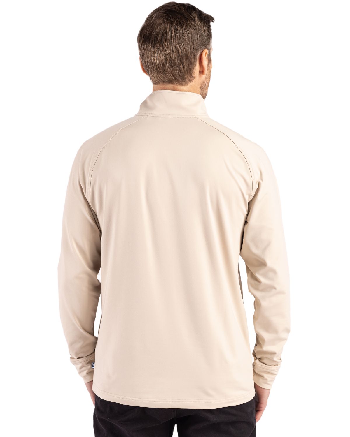 Cutter & Buck Adapt Recycled Soft Knit Stretch Mens Quarter Zip Pullover