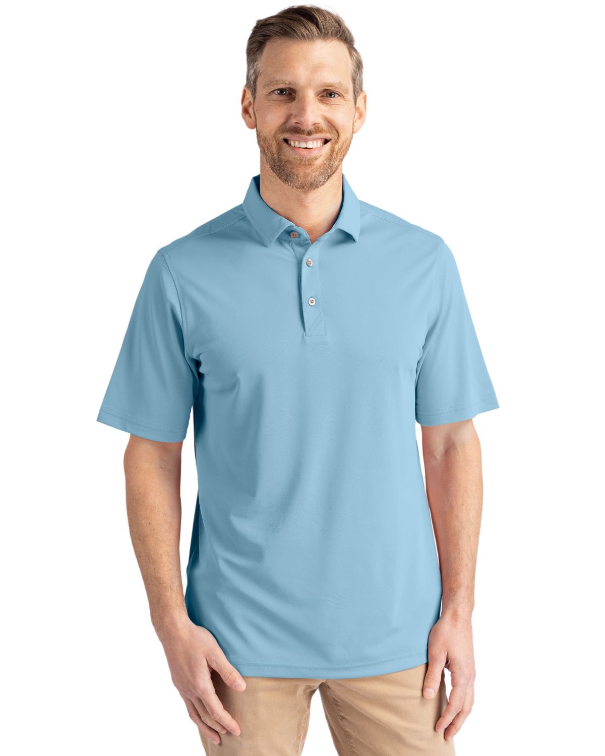 Cutter & Buck Virtue Recycled Featherlight Pique Mens Polo