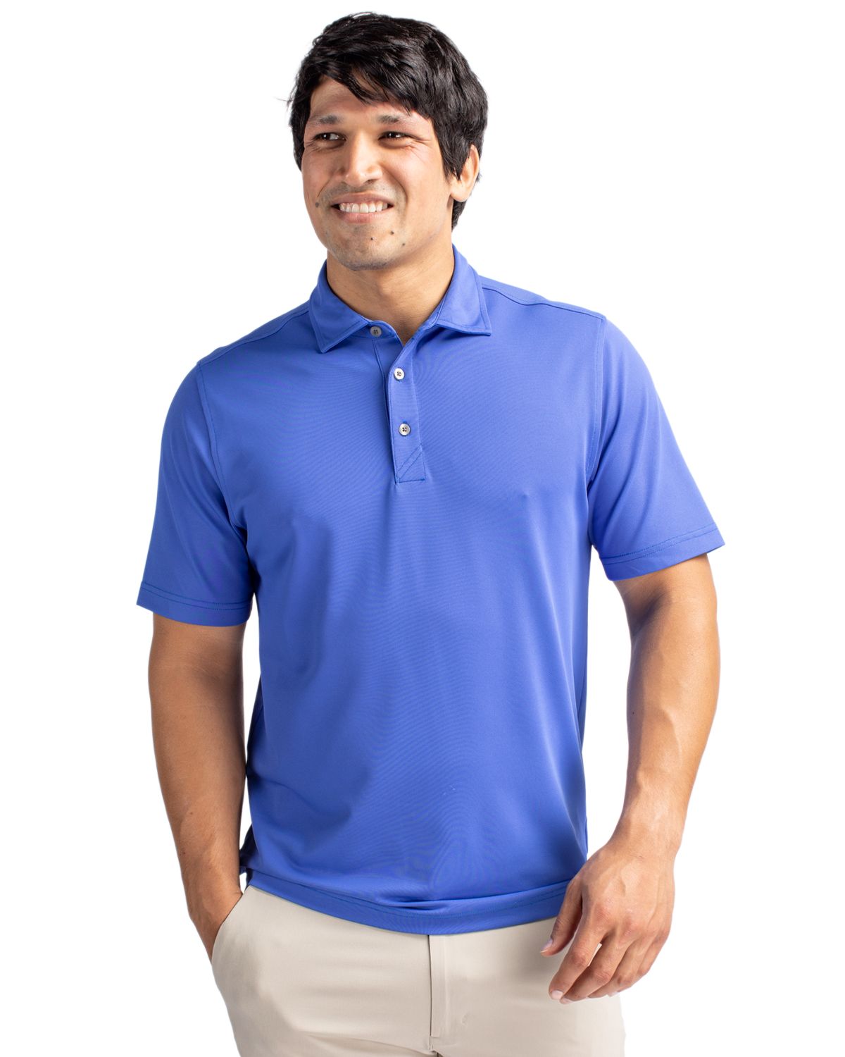 Cutter & Buck Virtue Recycled Featherlight Pique Mens Polo