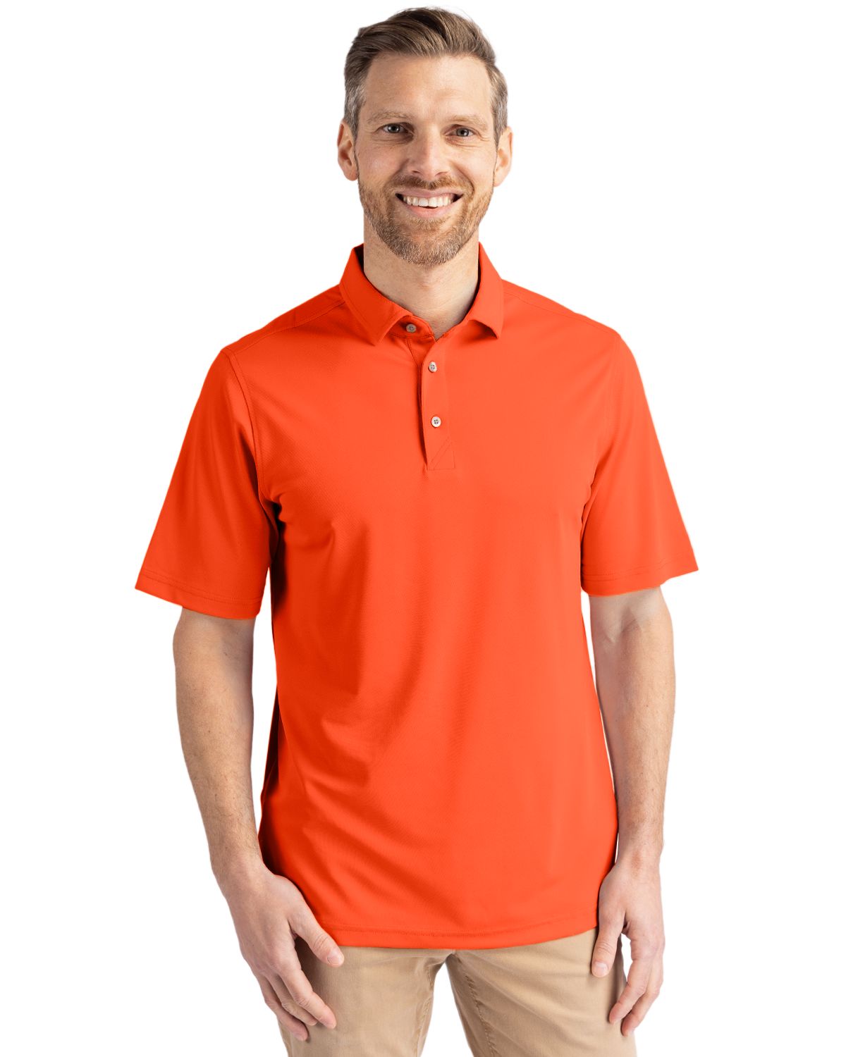 Cutter & Buck Virtue Epic Confidence Recycled Pique Mens Big & Tall Polo