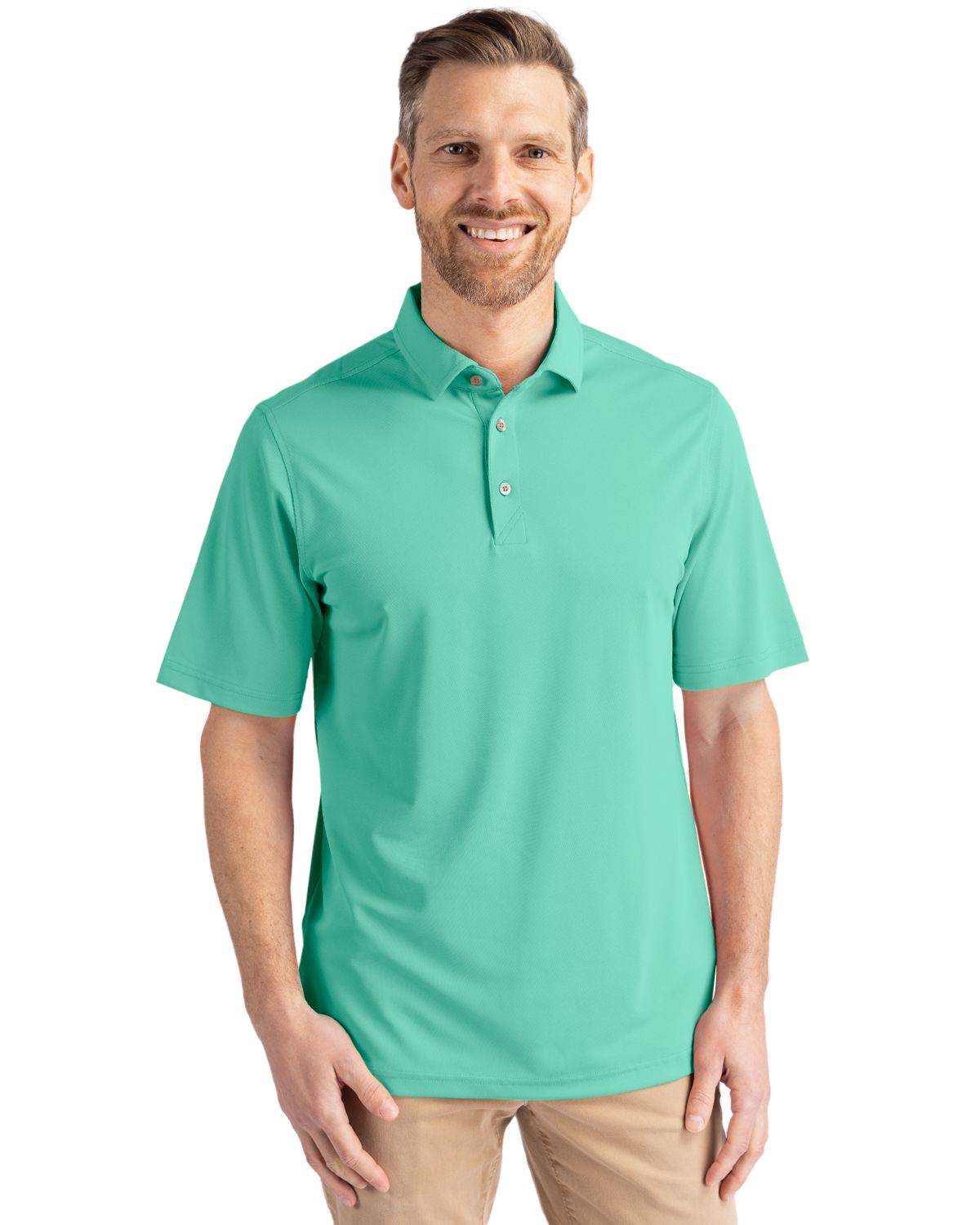 Cutter & Buck Virtue Recycled Featherlight Pique Mens Polo