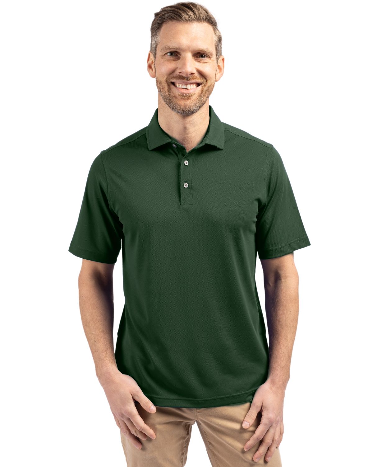 Cutter & Buck Virtue Epic Confidence Recycled Pique Mens Big & Tall Polo