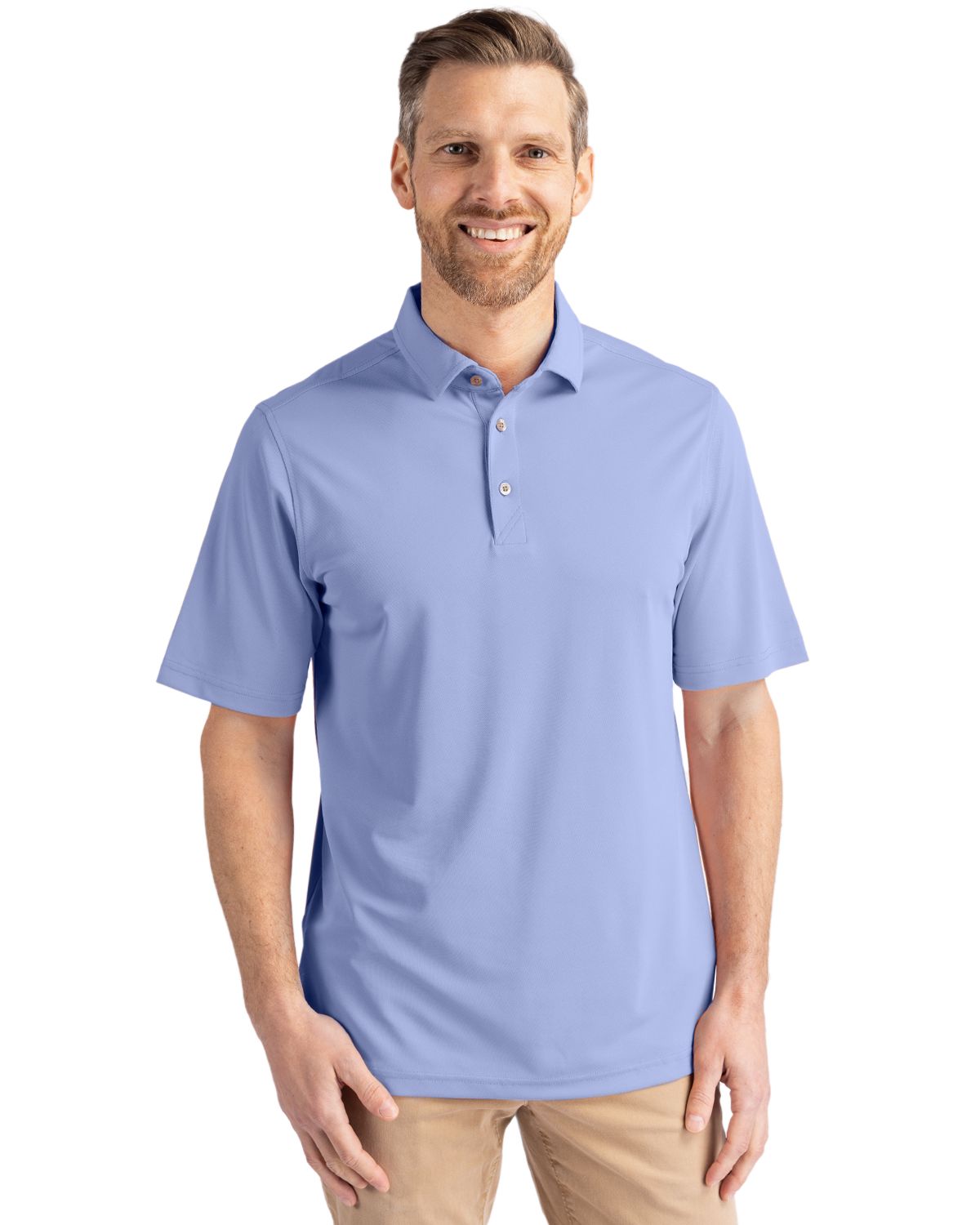 Cutter & Buck Virtue Recycled Featherlight Pique Mens Polo