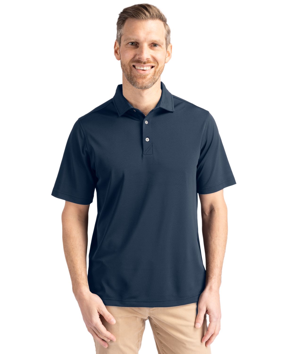 Cutter & Buck Virtue Recycled Featherlight Pique Mens Polo