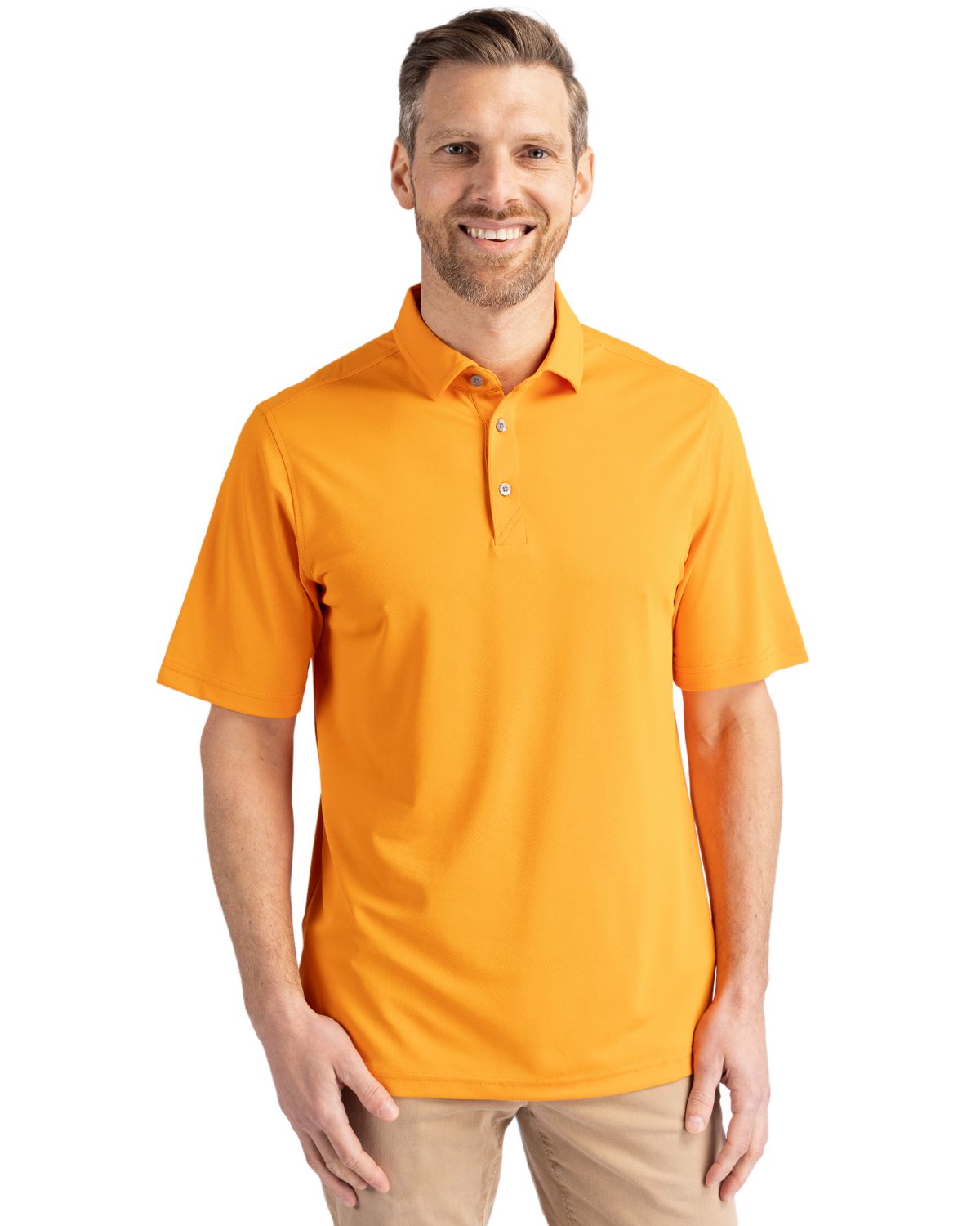 Cutter & Buck Virtue Recycled Featherlight Pique Mens Polo