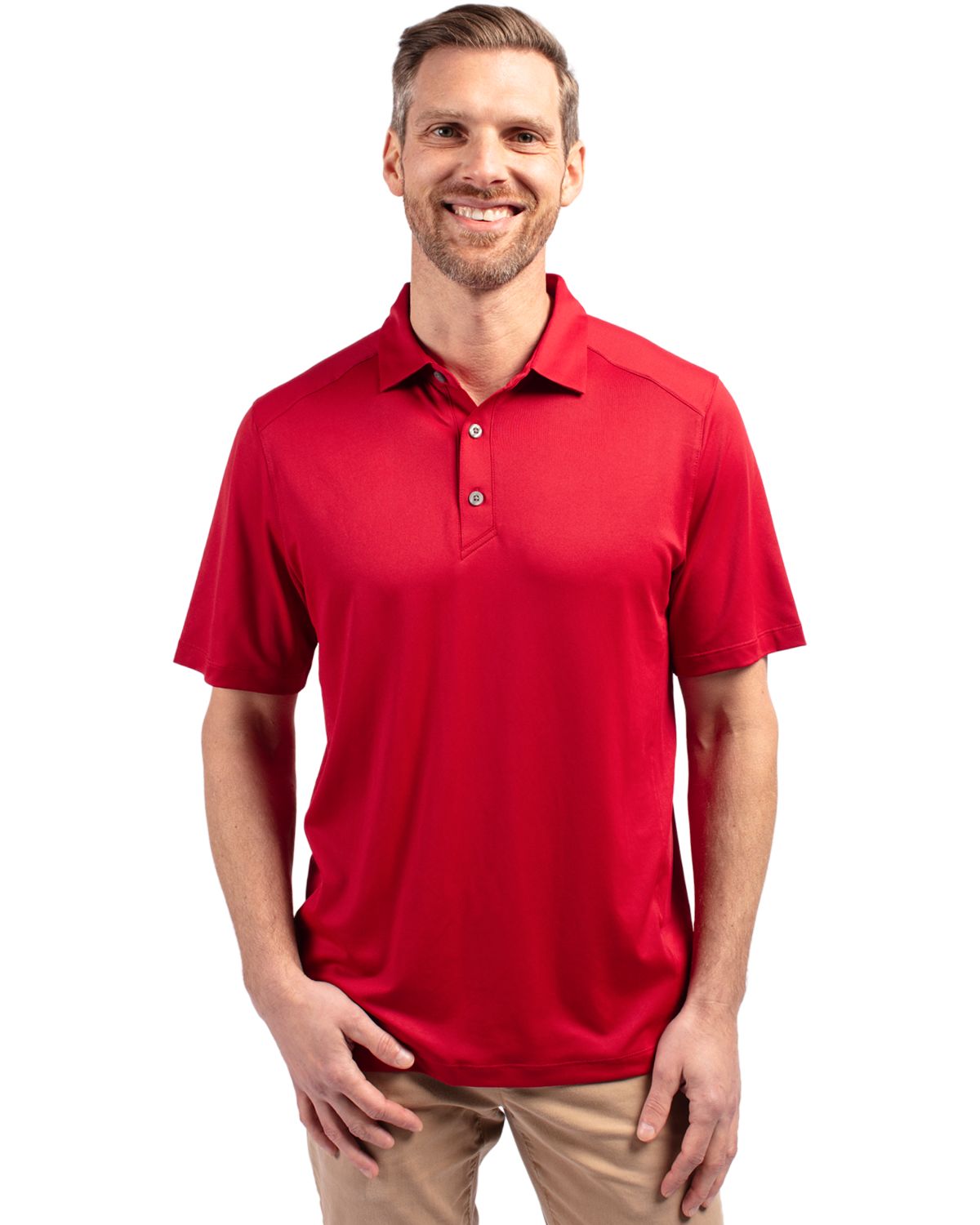 Cutter & Buck Forge Recycled Four-Way Stretch Mens Polo