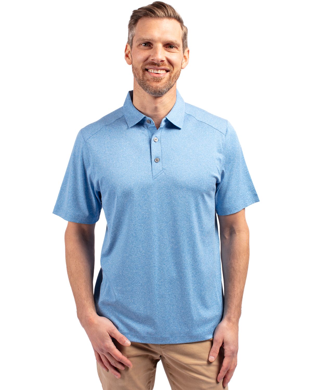 Cutter & Buck Forge Recycled Four-Way Stretch Mens Polo