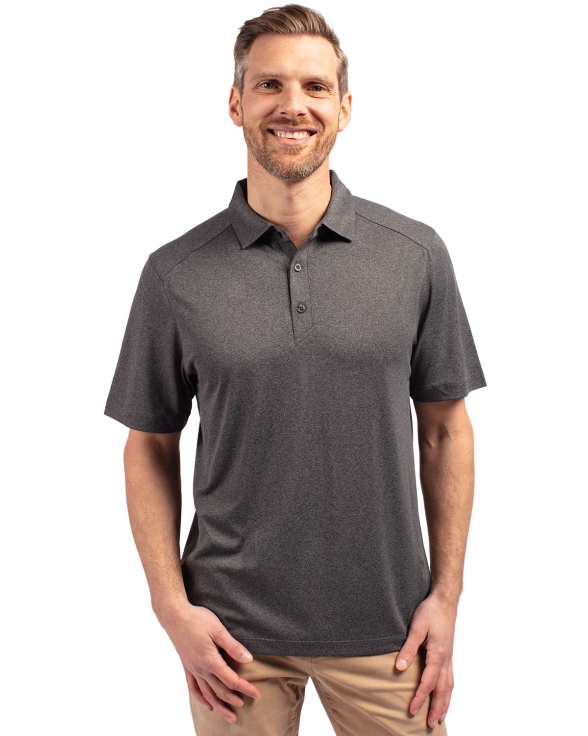 Cutter & Buck Forge Recycled Four-Way Stretch Mens Polo