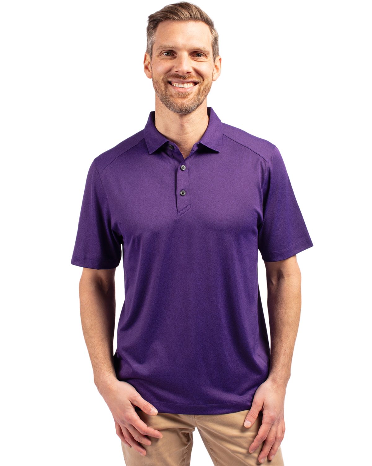Cutter & Buck Forge Recycled Four-Way Stretch Mens Polo