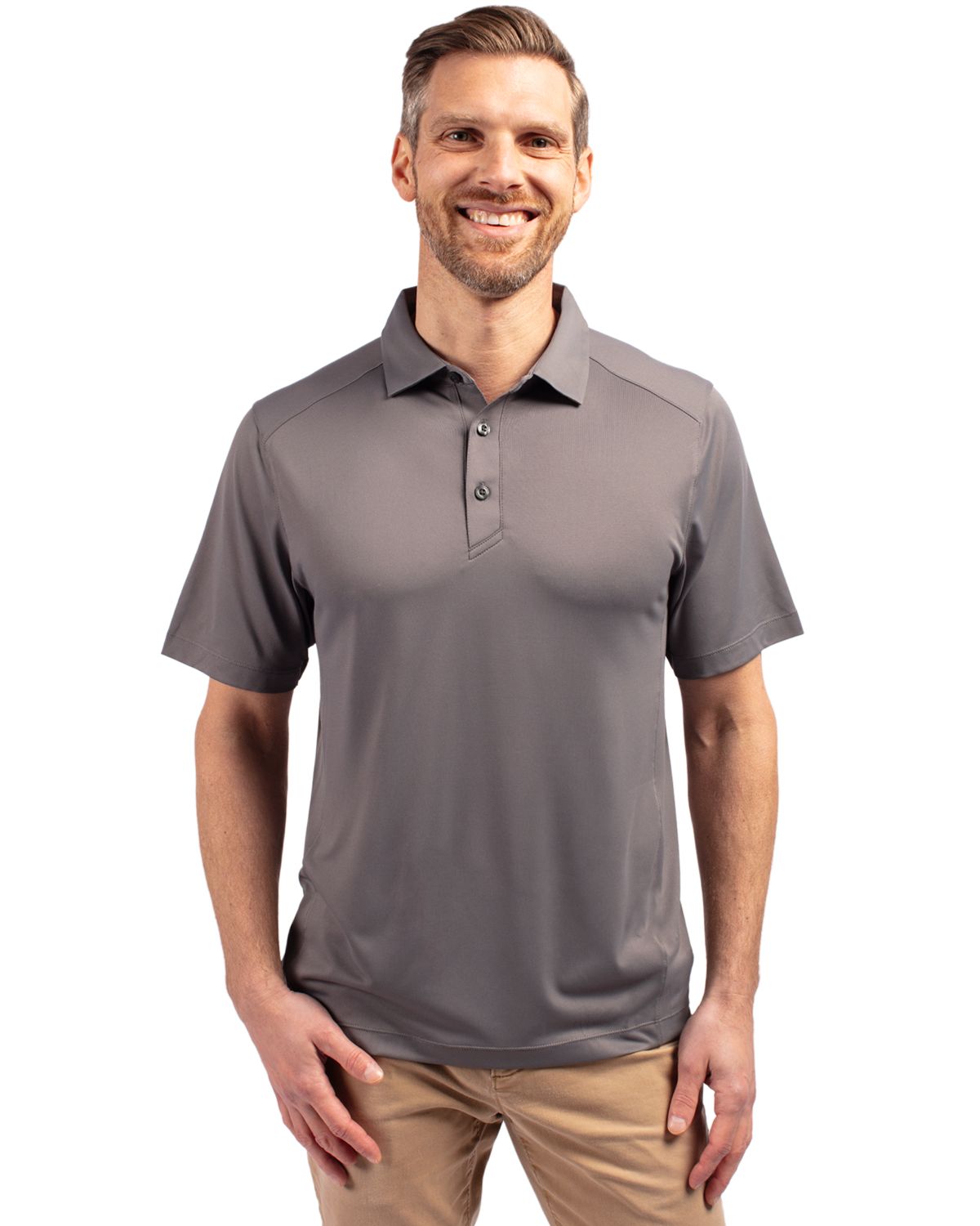 Cutter & Buck Forge Recycled Four-Way Stretch Mens Polo