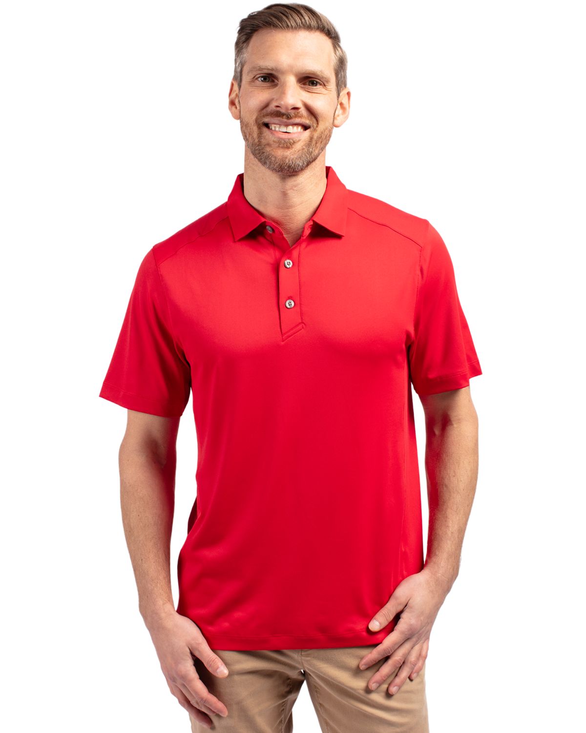 Cutter & Buck Forge Recycled Four-Way Stretch Mens Polo