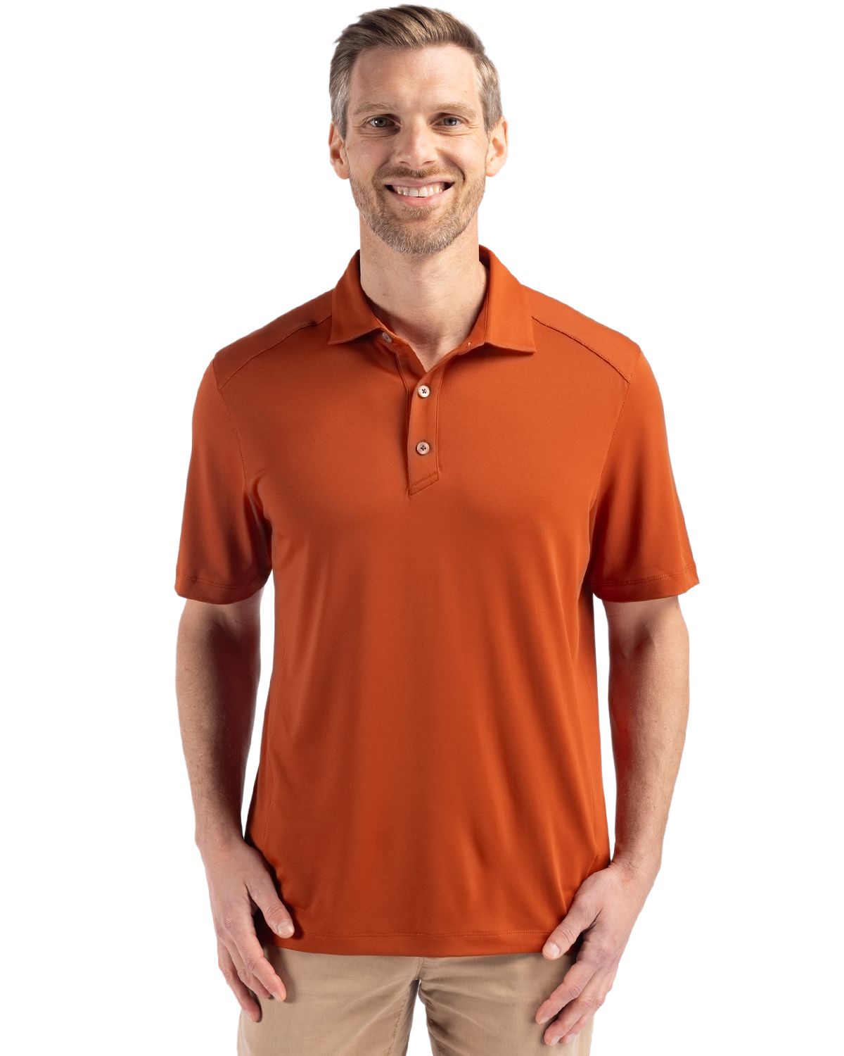 Cutter & Buck Forge Recycled Four-Way Stretch Mens Polo