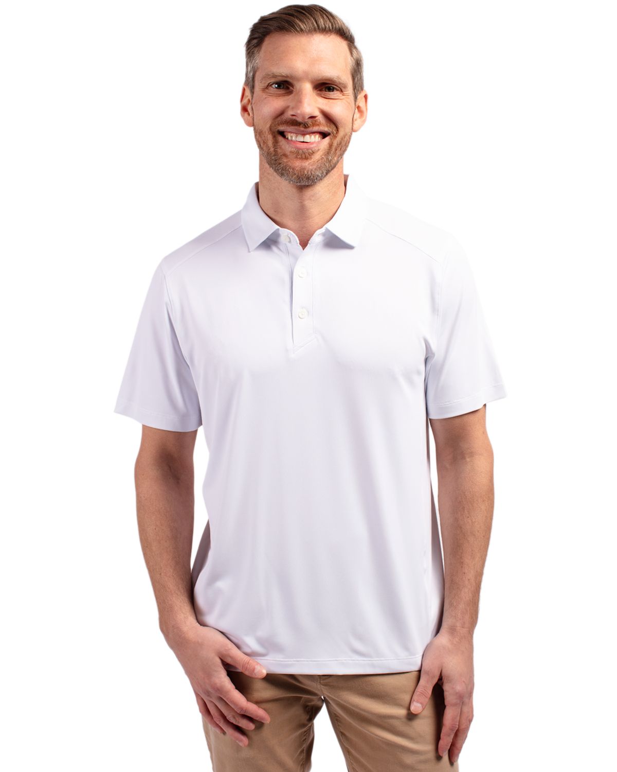 Cutter & Buck Forge Recycled Four-Way Stretch Mens Polo