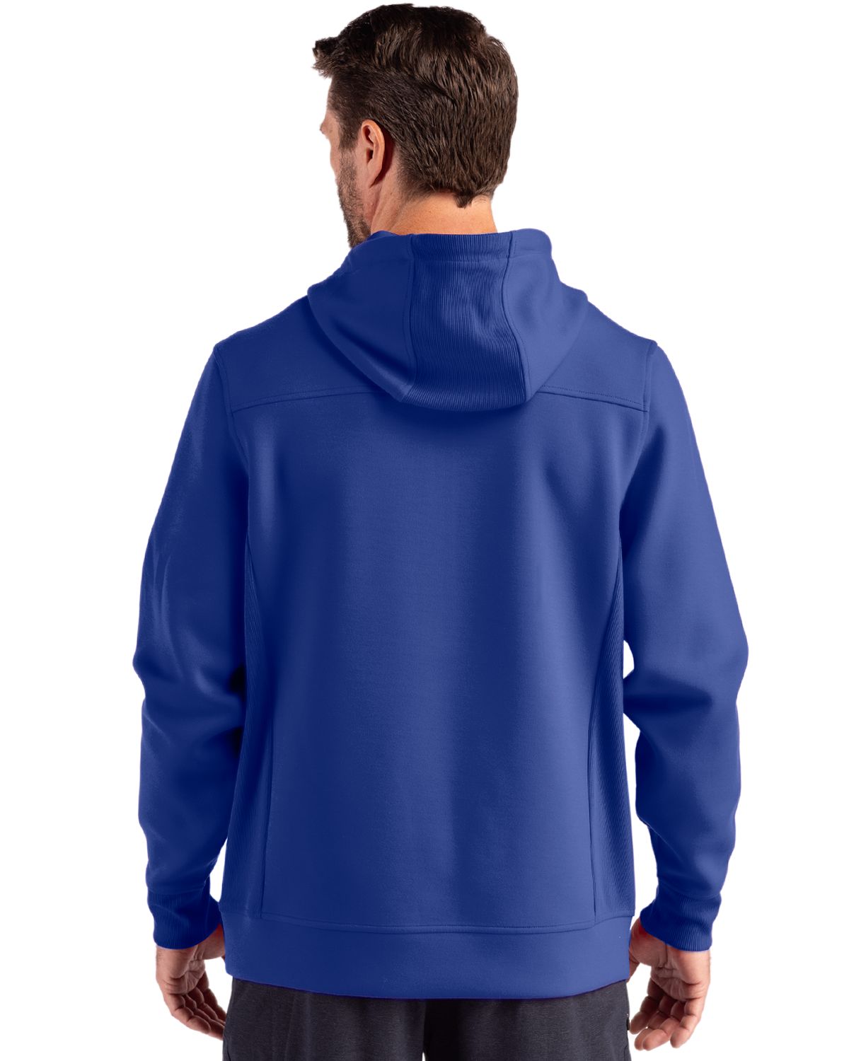 Cutter & Buck Roam Recycled Buttery-Soft Knit Mens Half Zip Hooded Pullover