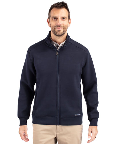 Cutter & Buck Roam Recycled Buttery-Soft Knit Mens Full Zip Jacket