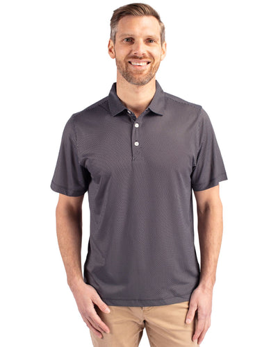 Cutter & Buck Pike Recycled Symmetry Print Mens Big & Tall Polo