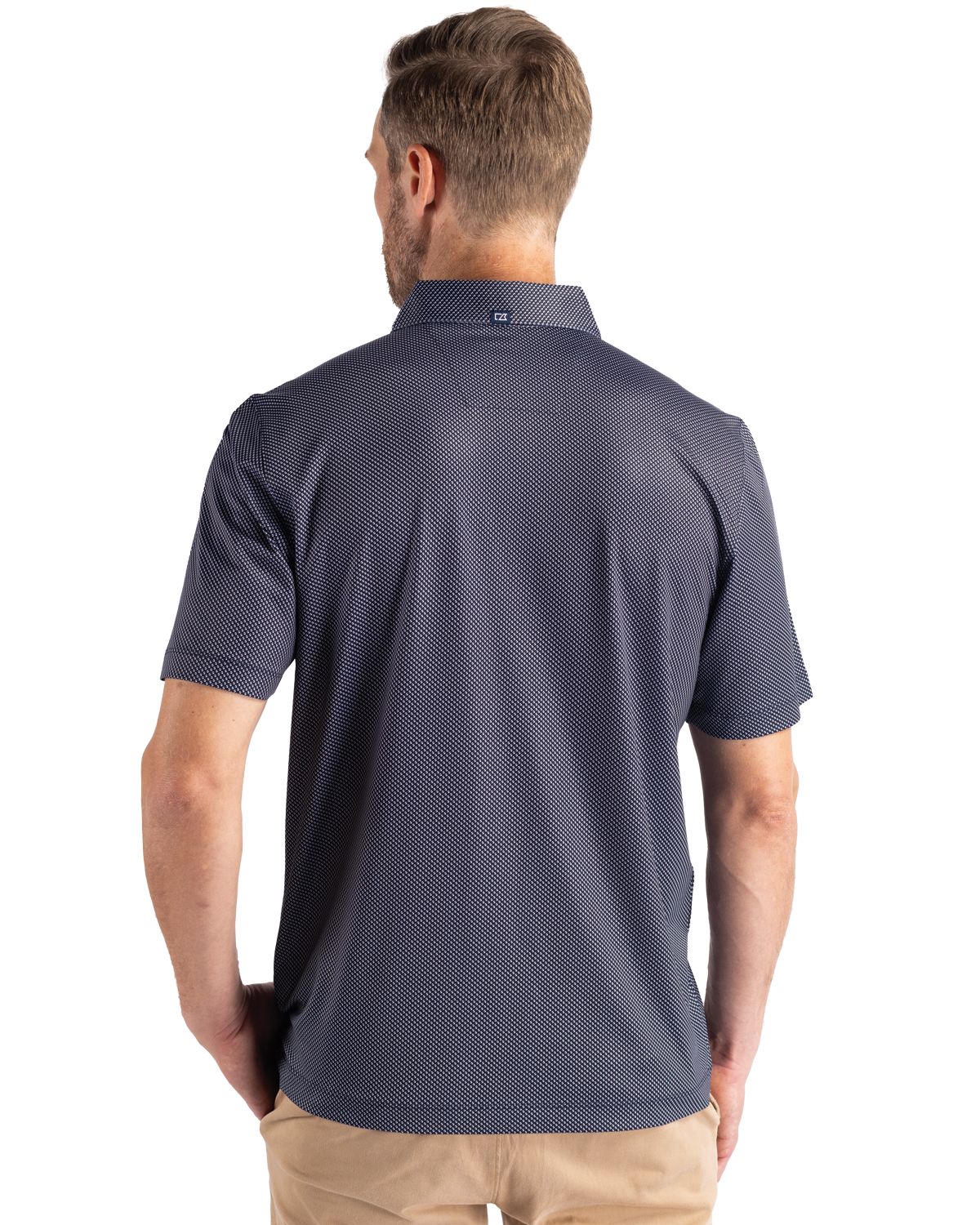 Cutter & Buck Pike Recycled Symmetry Print Mens Polo
