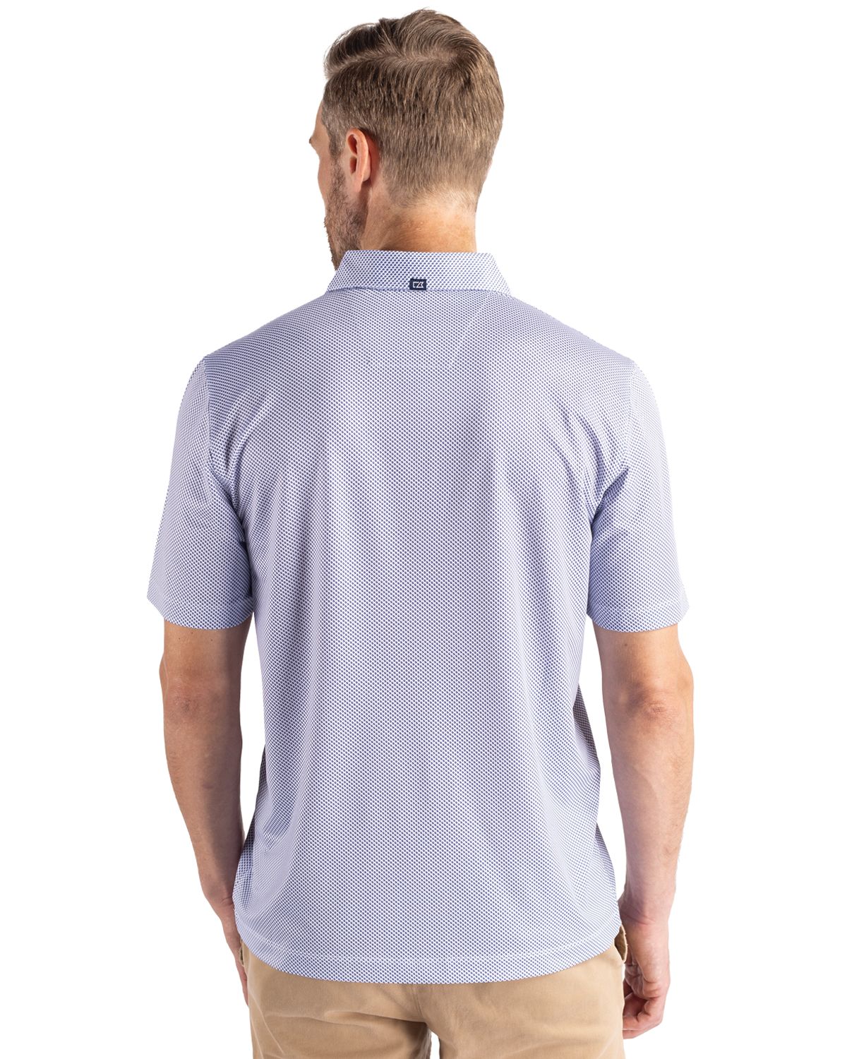 Cutter & Buck Pike Recycled Symmetry Print Mens Polo