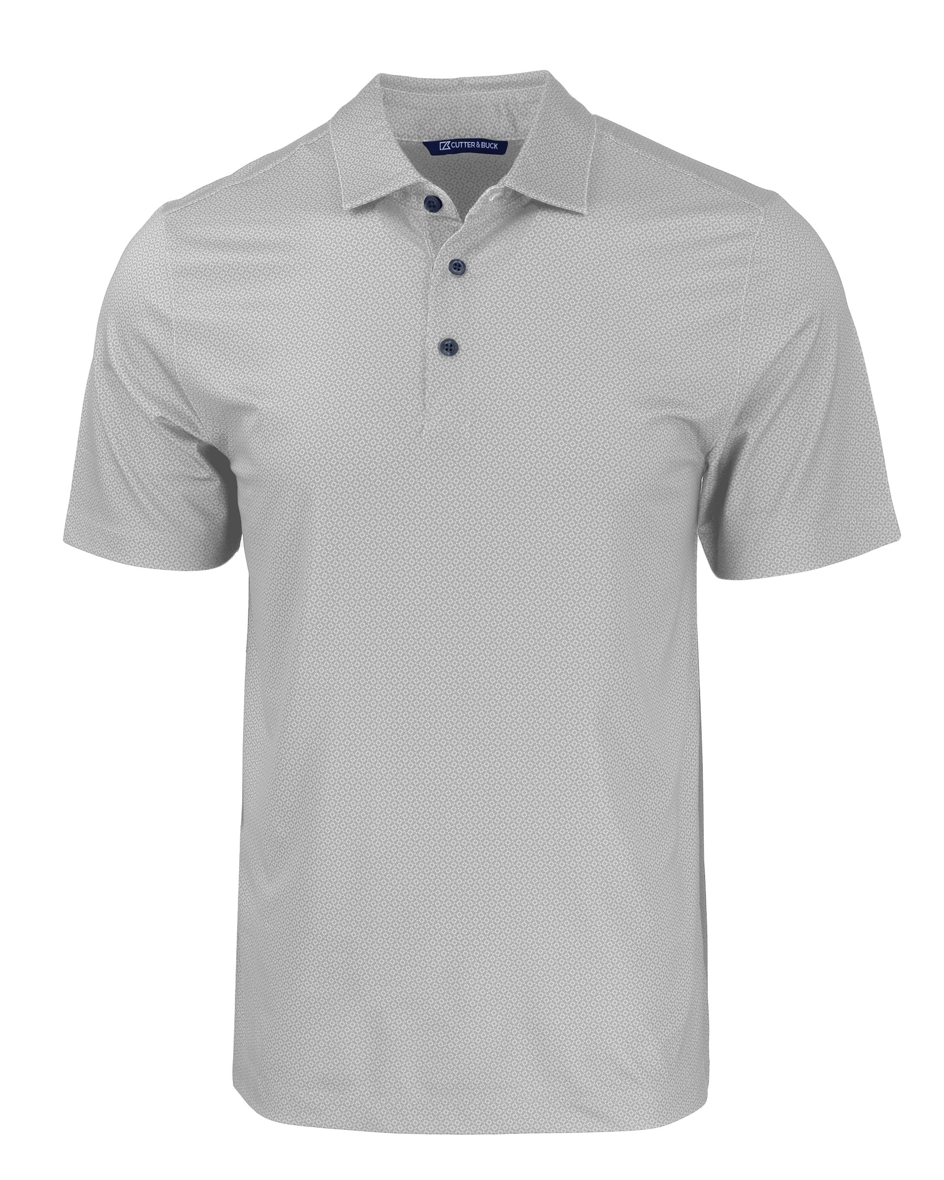 Cutter & Buck Pike Eco Tonal Geo Print Recycled Polo - Men's Big & Tall