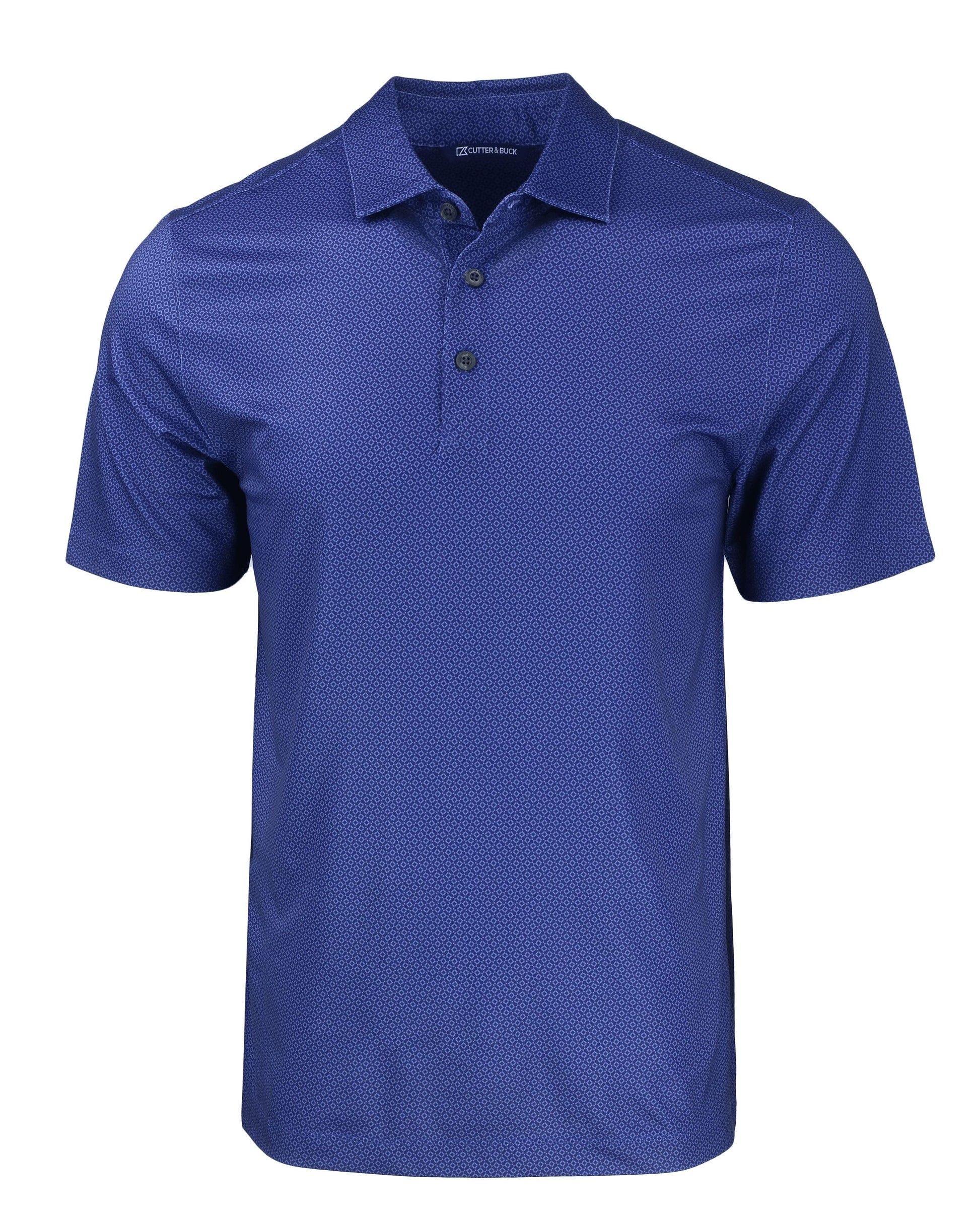 Cutter & Buck Pike Eco Tonal Geo Print Recycled Polo - Men's Big & Tall