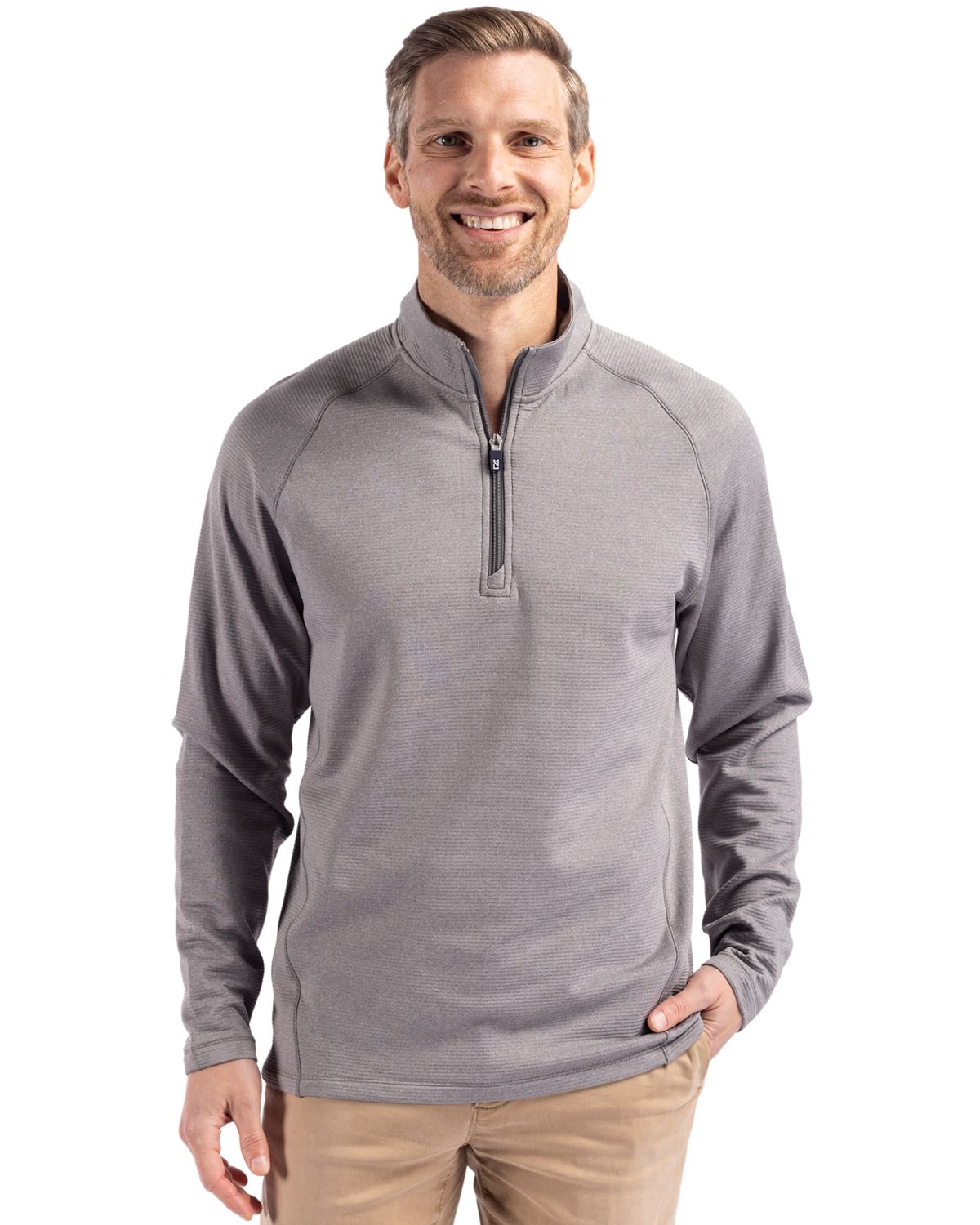 Cutter & Buck Peshastin Epic Versatility Recycled Fleece Mens Half Zip