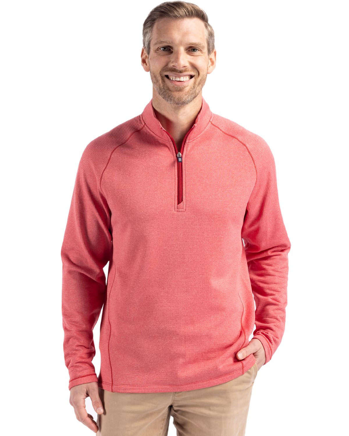 Cutter & Buck Peshastin Epic Versatility Recycled Fleece Mens Half Zip