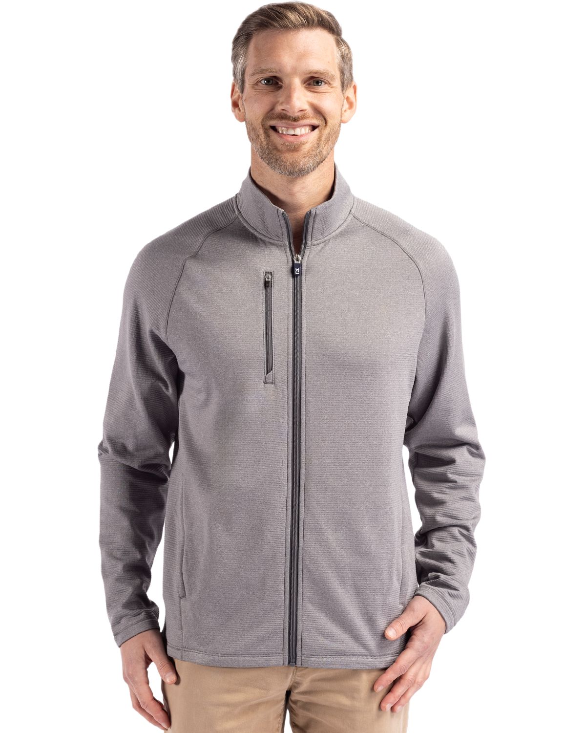 Cutter & Buck Peshastin Epic Versatility Recycled Fleece Mens Full Zip Jacket