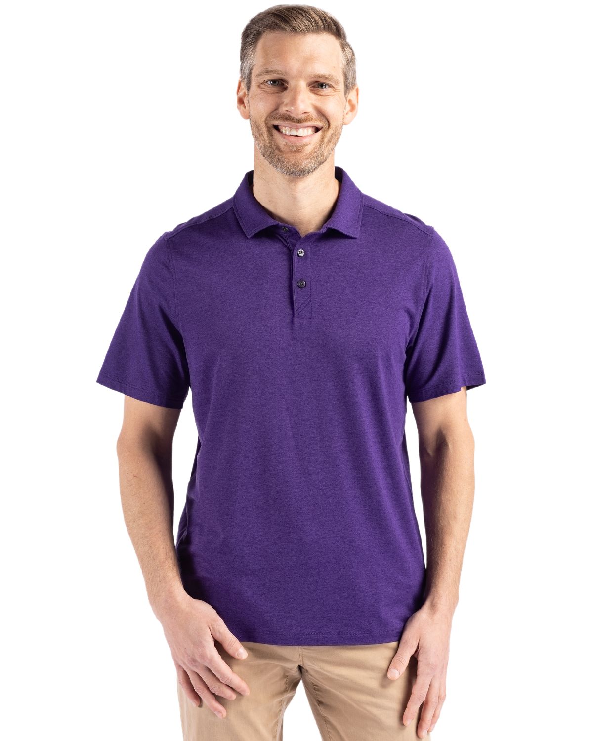 Cutter & Buck Coastline Recycled Double Peached Mens Polo