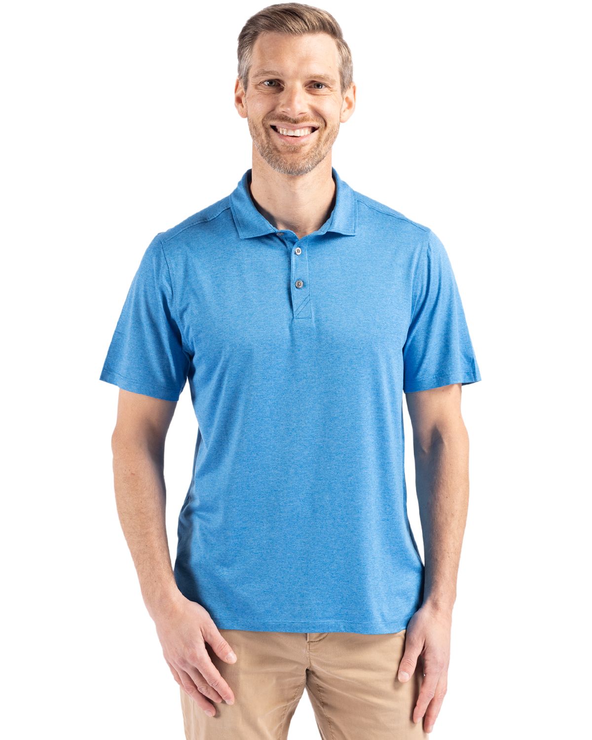 Cutter & Buck Coastline Recycled Double Peached Mens Polo