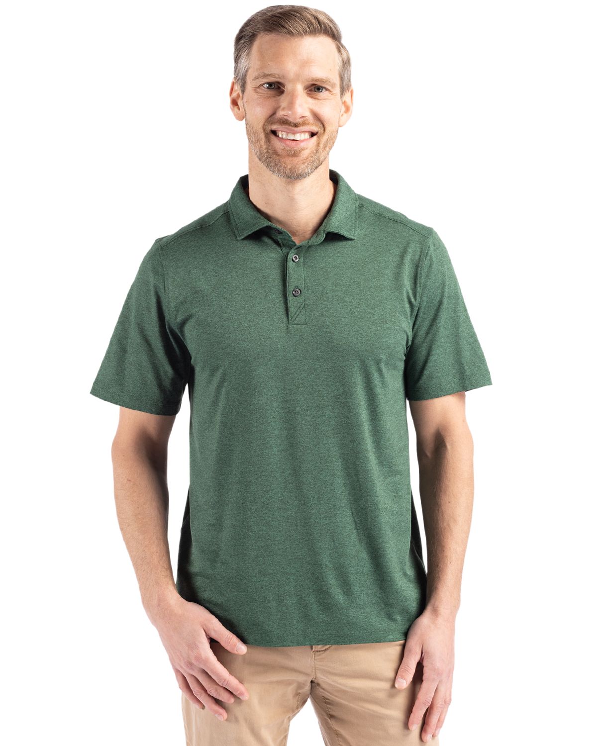 Cutter & Buck Coastline Recycled Double Peached Mens Polo
