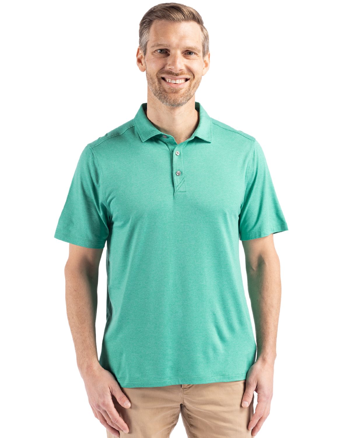 Cutter & Buck Coastline Recycled Double Peached Mens Polo