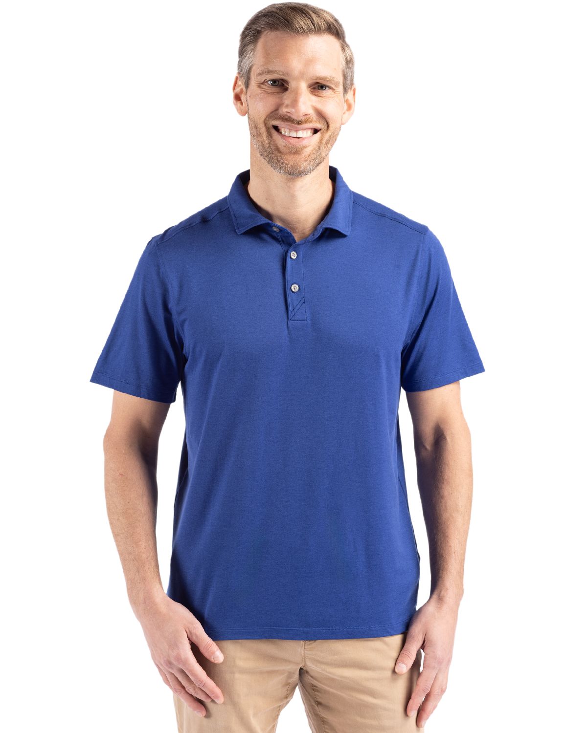 Cutter & Buck Coastline Recycled Double Peached Mens Polo