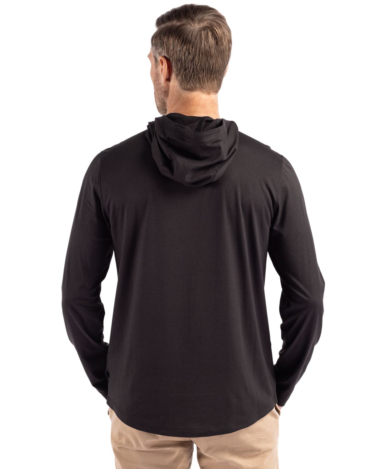 Cutter & Buck Coastline Recycled Double Peached Mens Hooded Pullover