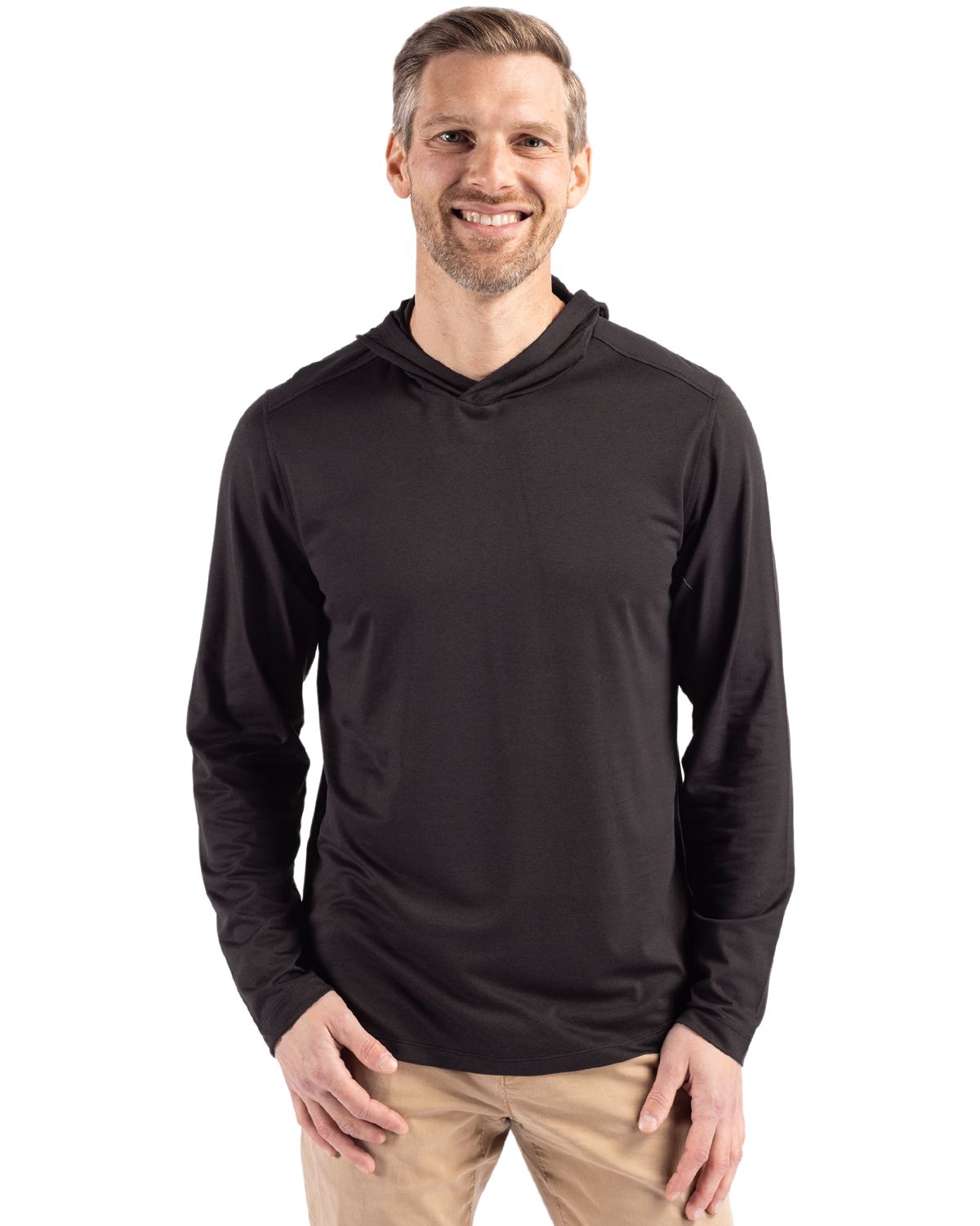 Cutter & Buck Coastline Recycled Double Peached Mens Hooded Pullover