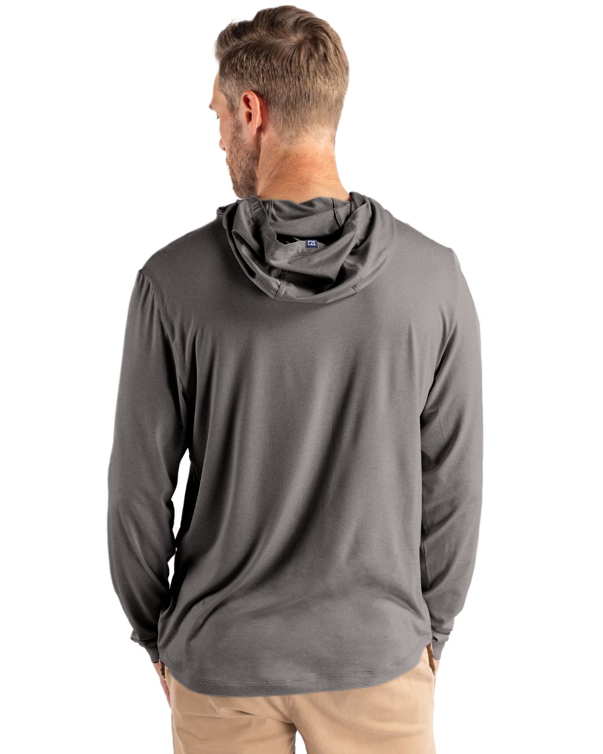 Cutter & Buck Coastline Recycled Double Peached Mens Hooded Pullover