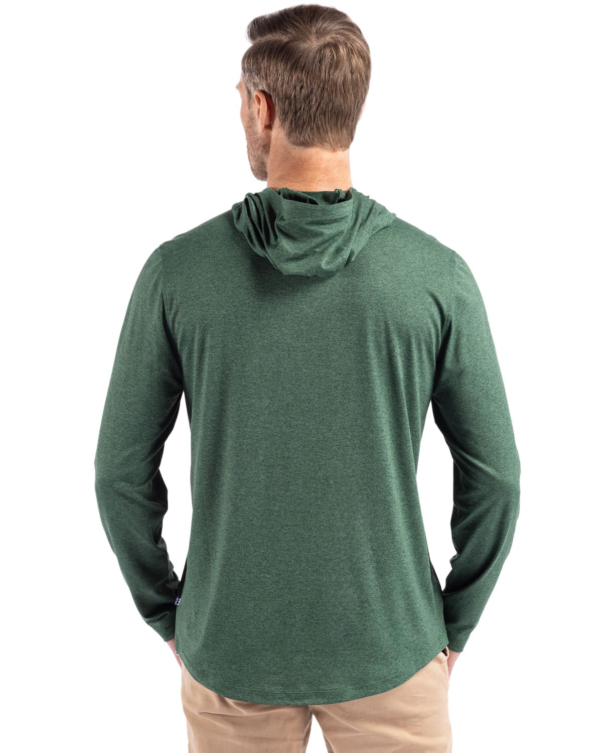 Cutter & Buck Coastline Recycled Double Peached Mens Hooded Pullover