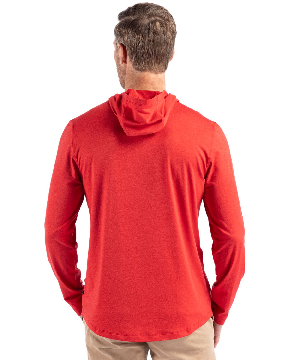 Cutter & Buck Coastline Recycled Double Peached Mens Hooded Pullover