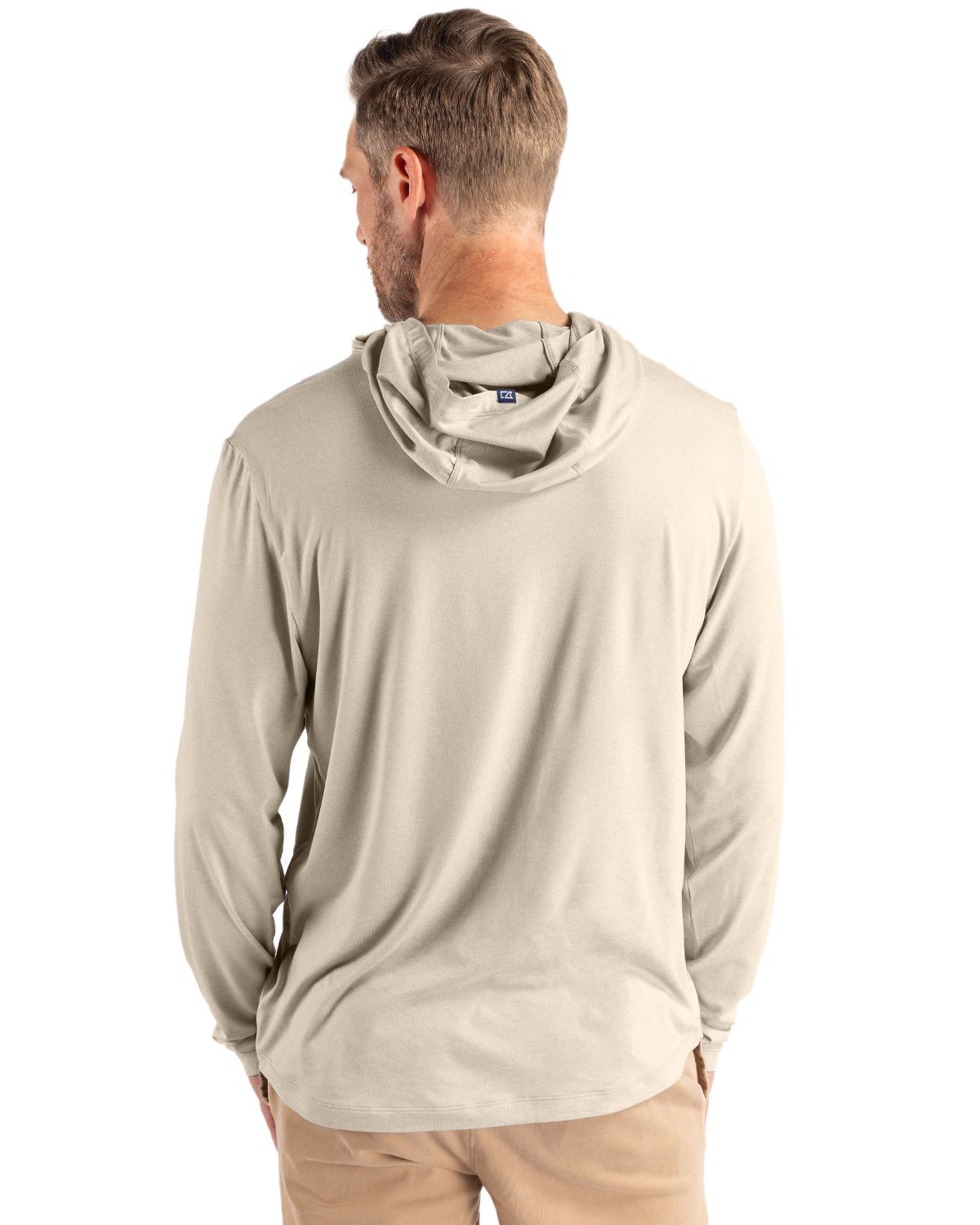 Cutter & Buck Coastline Recycled Double Peached Mens Hooded Pullover