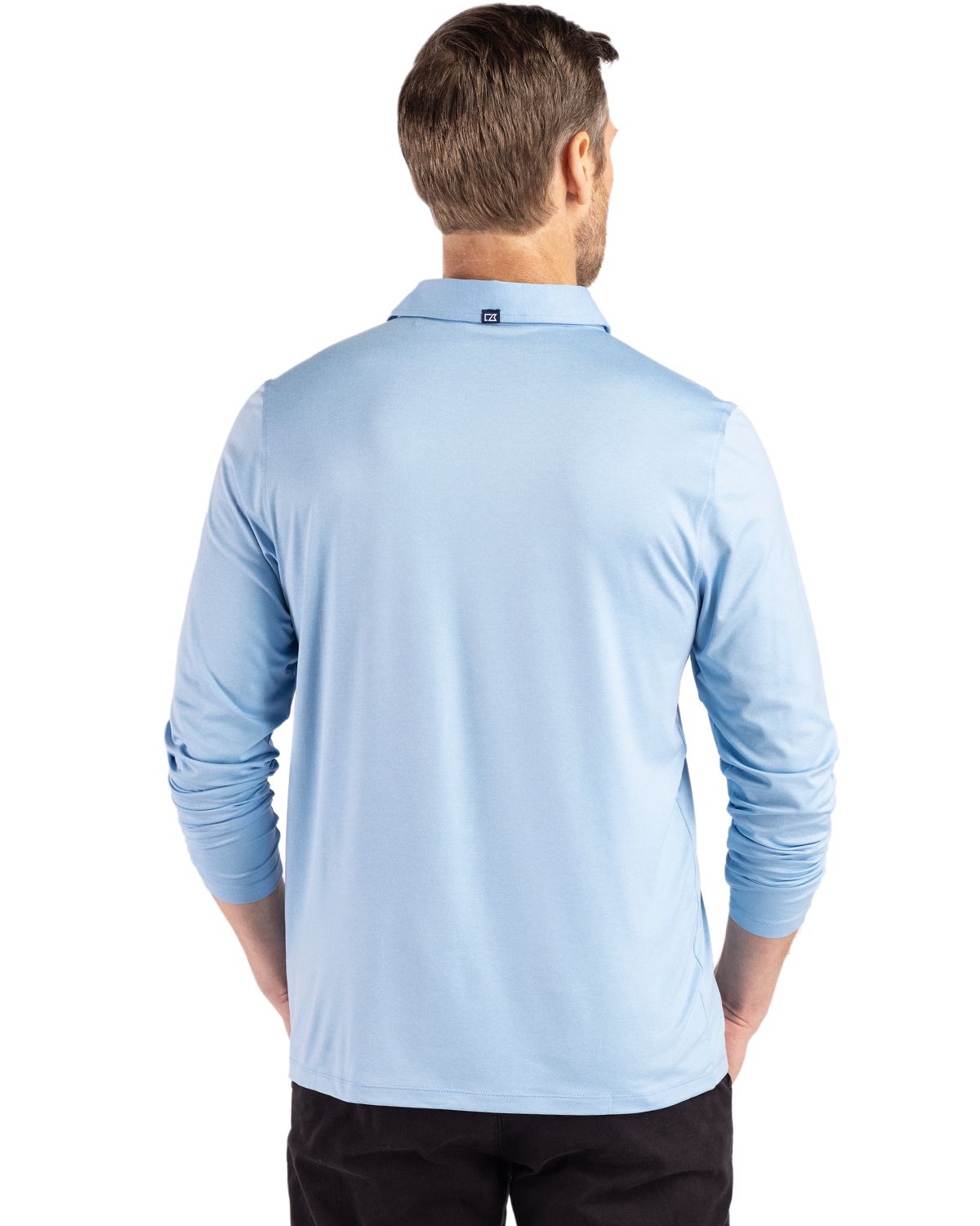 Cutter & Buck Coastline Recycled Double Peached Mens Long Sleeve Polo