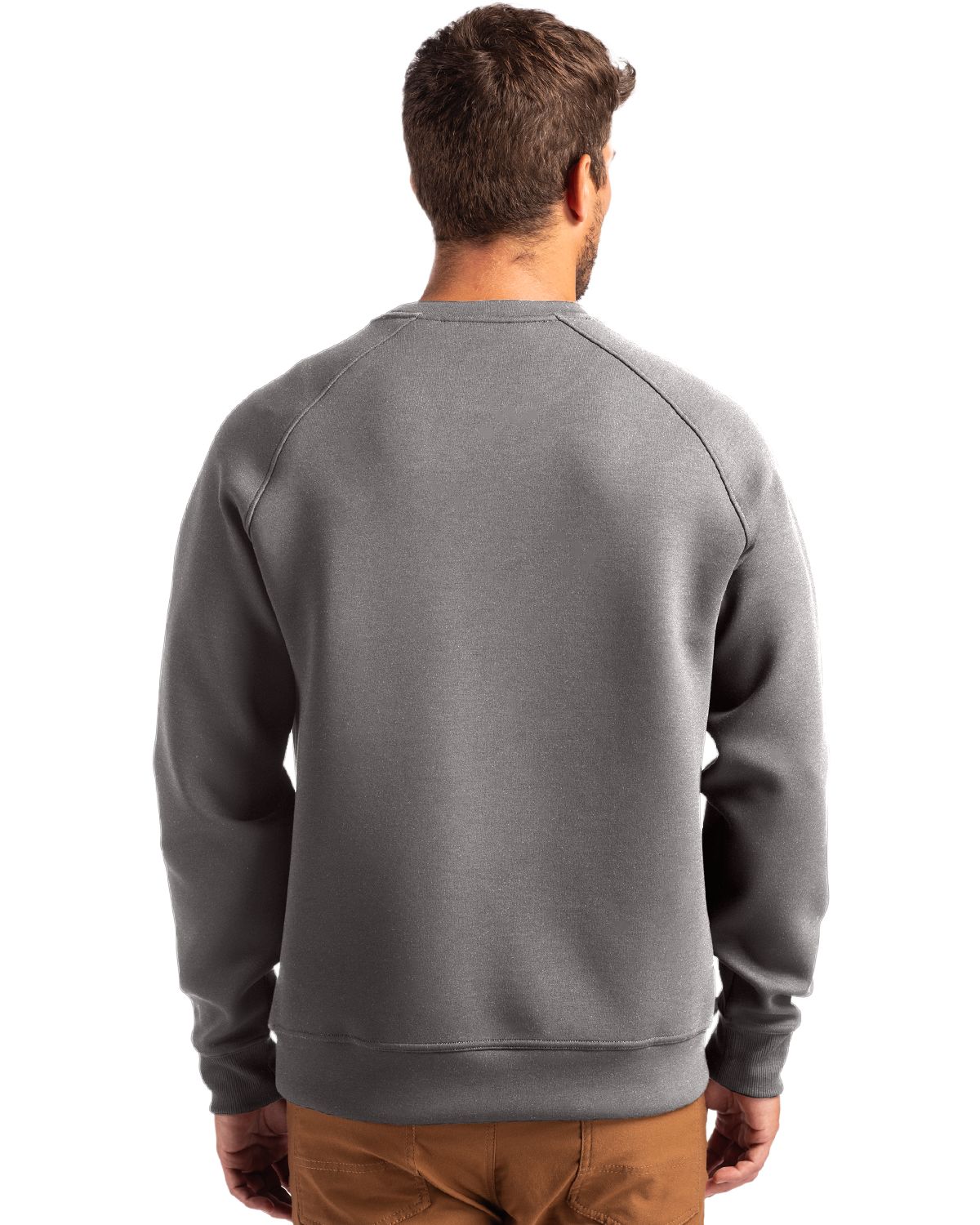 Cutter & Buck Roam Recycled Buttery-Soft Knit Mens Crew Neck Pullover
