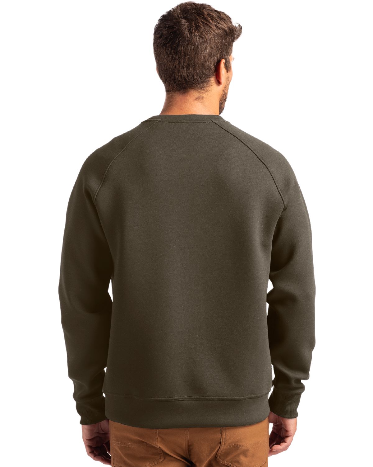 Cutter & Buck Roam Recycled Buttery-Soft Knit Mens Crew Neck Pullover