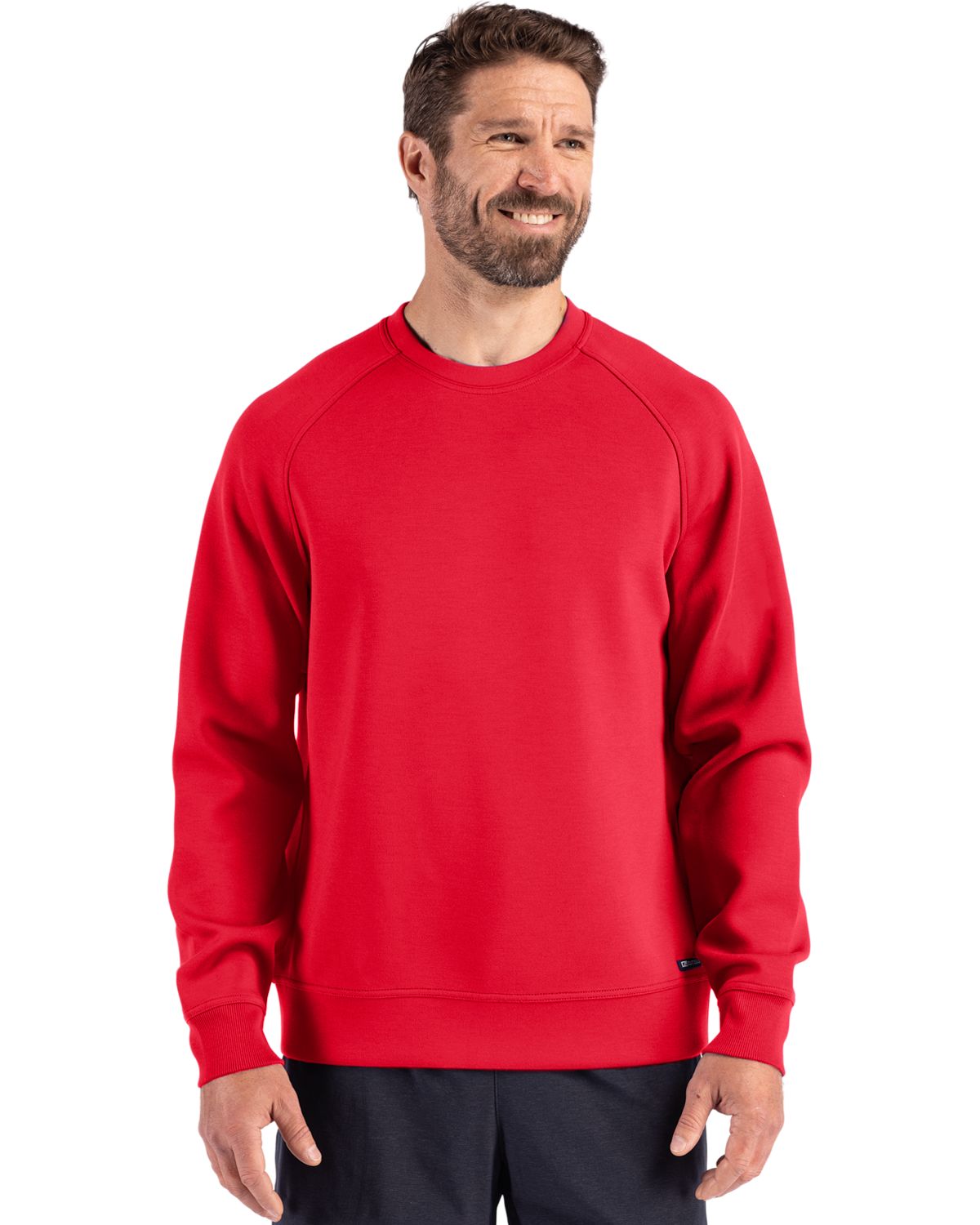Cutter & Buck Roam Recycled Buttery-Soft Knit Mens Crew Neck Pullover