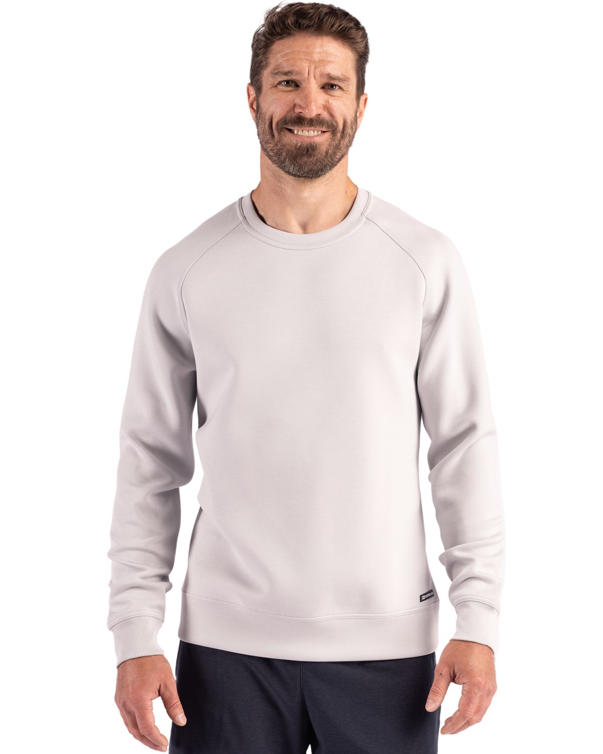 Cutter & Buck Roam Recycled Buttery-Soft Knit Mens Crew Neck Pullover