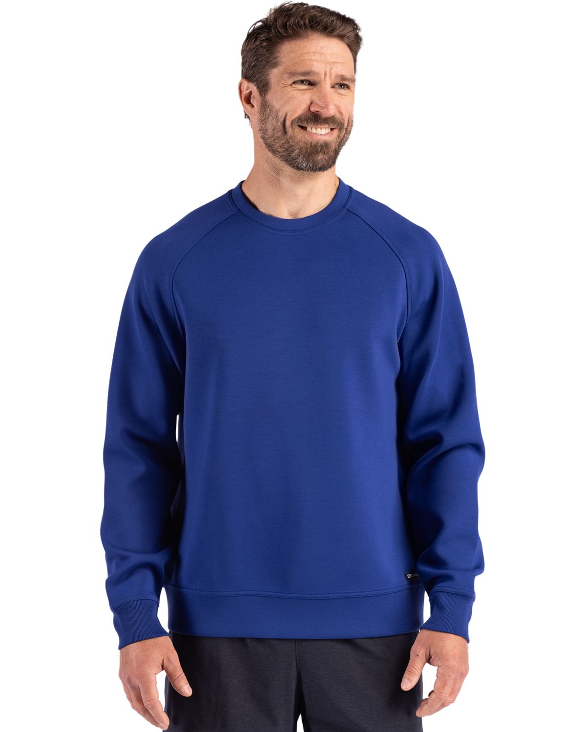Cutter & Buck Roam Recycled Buttery-Soft Knit Mens Crew Neck Pullover